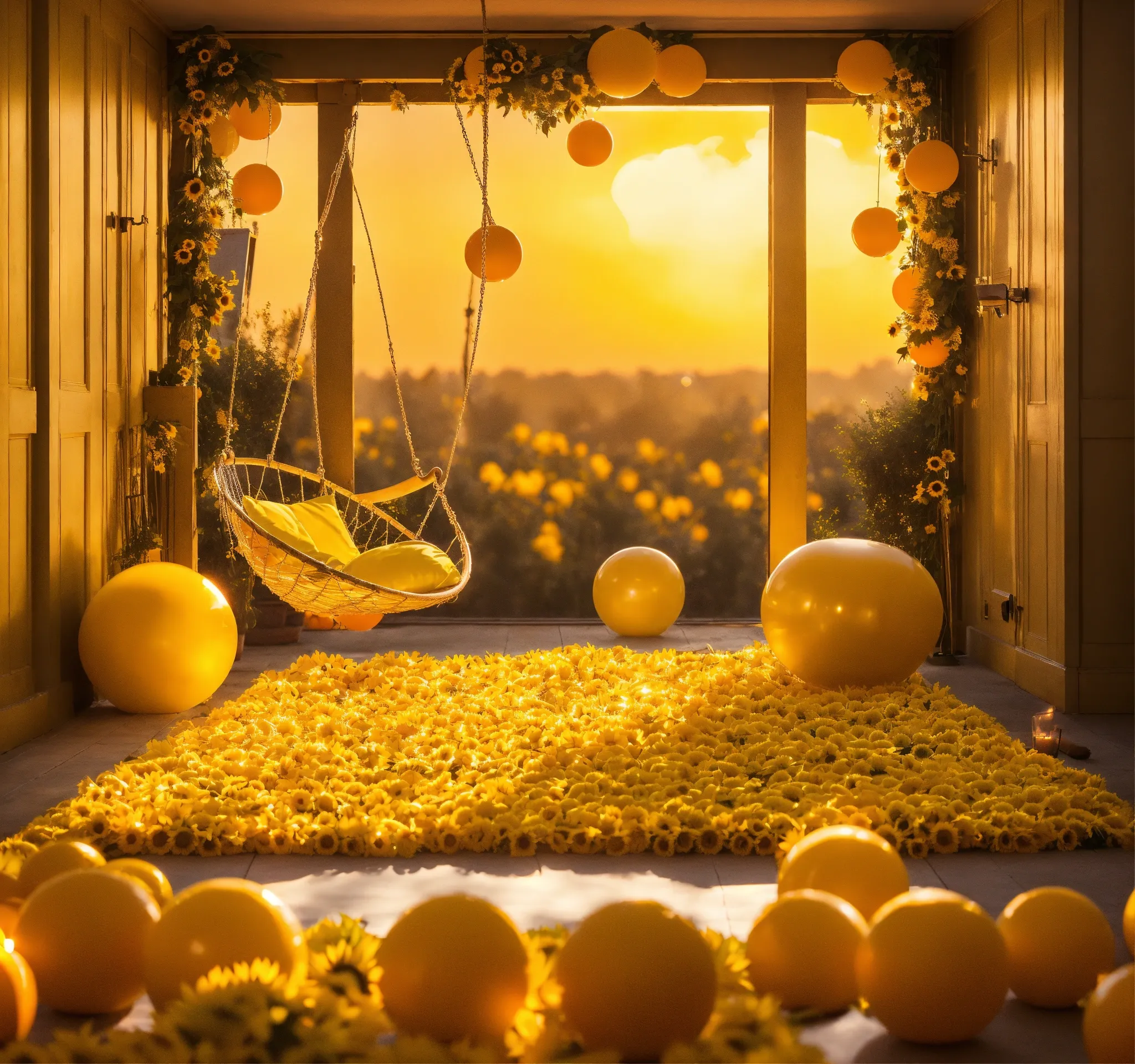 Adjustable bamboo floor lamp with fabric shade